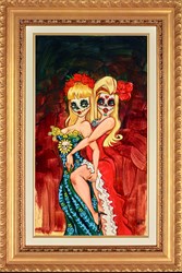 To Dance Among The Living by Todd White - Original Painting on Stretched Canvas sized 17x30 inches. Available from Whitewall Galleries